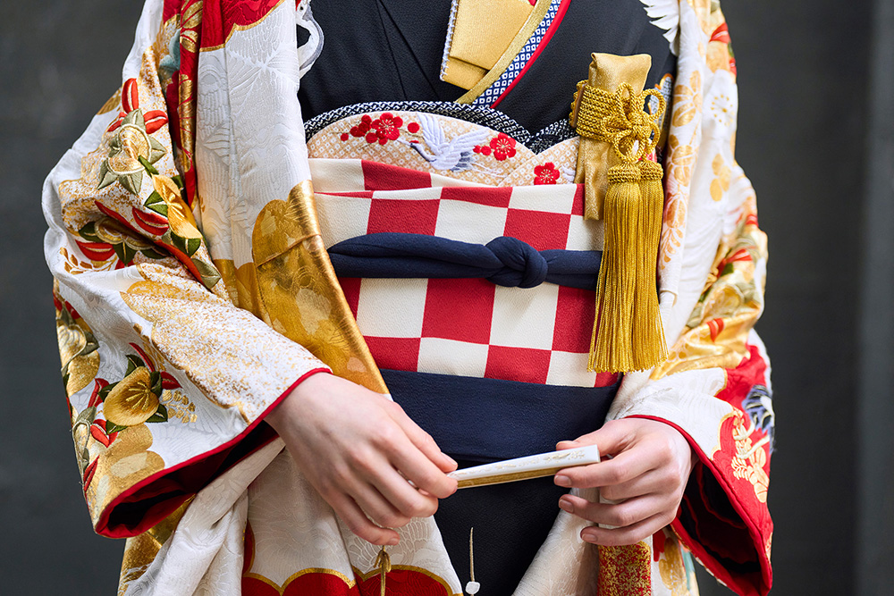 翔風館の着物 飛翔鶴松竹梅